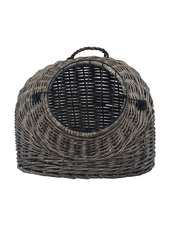 vidaXL Cat Carrier Cage 42x40x50cm Gray