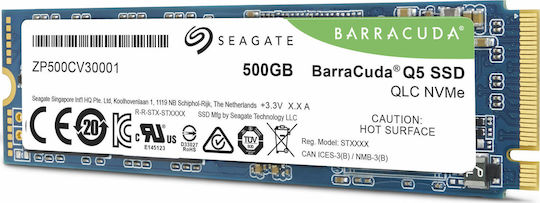 Seagate BarraCuda Q5 SSD 500GB M.2 NVMe PCI Express 3.0 ZP500CV3A001