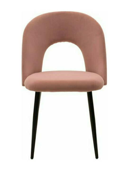 Jonah Dining Room Velvet Chair Pink 55x57x85cm