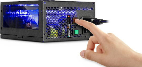 Inter-Tech Argus RGB-750W CM II 750W Μαύρο Τροφοδοτικό Υπολογιστή Semi Modular 80 Plus Gold
