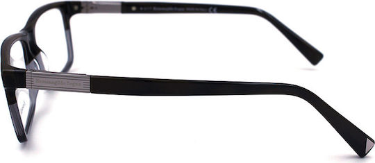Zegna Men's Acetate Prescription Eyeglass Frame Black EZ5046 062