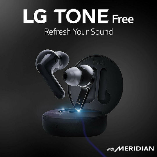 LG FN6 In-ear Bluetooth Handsfree Earphones with Sweat Resistance and Charging Case Black