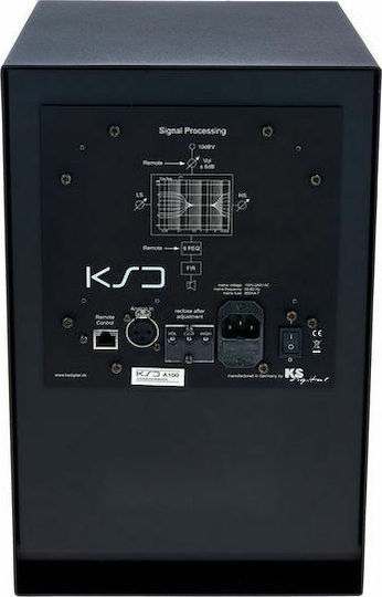 KS Digital A100 Studio Monitor Lautsprecher 8" 245W Stück Schwarz