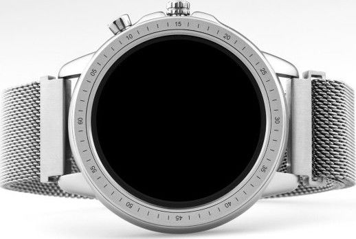 Oozoo Q00305 45mm Smartwatch με Παλμογράφο (Ασημί)