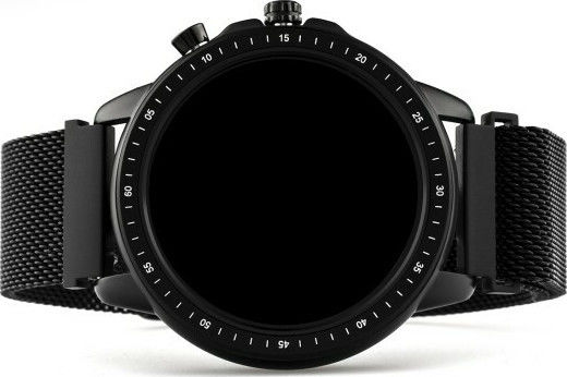 Oozoo Q00309 45mm Smartwatch με Παλμογράφο (Μαύρο)