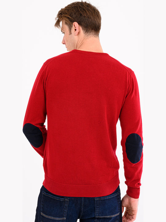 U.S. Polo Assn. Men's Long Sleeve Sweater Red