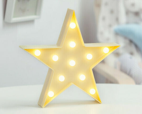 Kiokids Παιδικό Φωτιστικό Τοίχου Led Πλαστικό Star