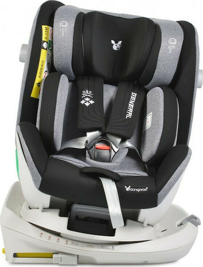 Cangaroo 0-1-2-3 Baby Car Seat i-Size with Isofix General Grey 0-36 kg