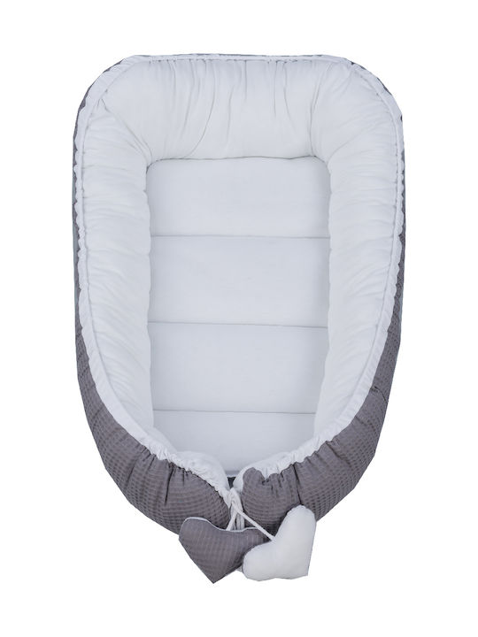 Tuttolina Baby Nest Pillow Waffle Gray