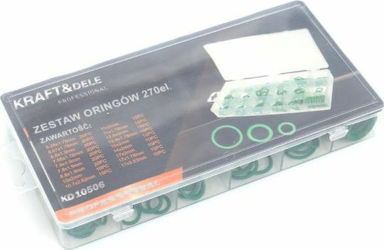 Kraft & Dele O ring Σετ Λαστιχάκια O-Ring KD10506 270τμχ