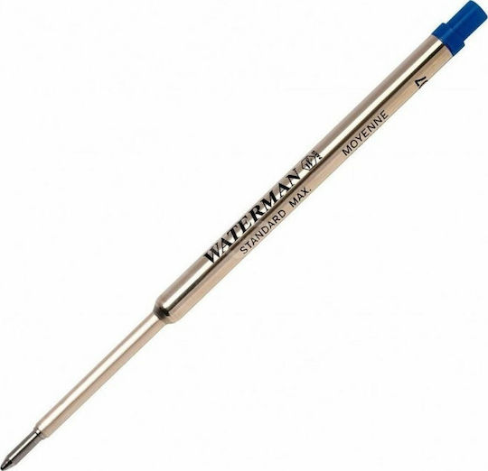 Waterman Ανταλλακτικό Μελάνι για Στυλό Medium Μπλε