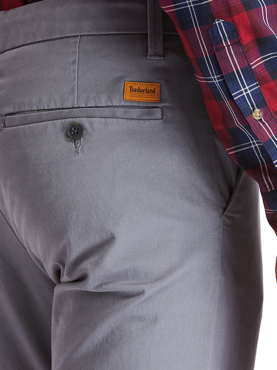 Sargent Lake Pantaloni Chino Elastic cu Croială Slim Gri