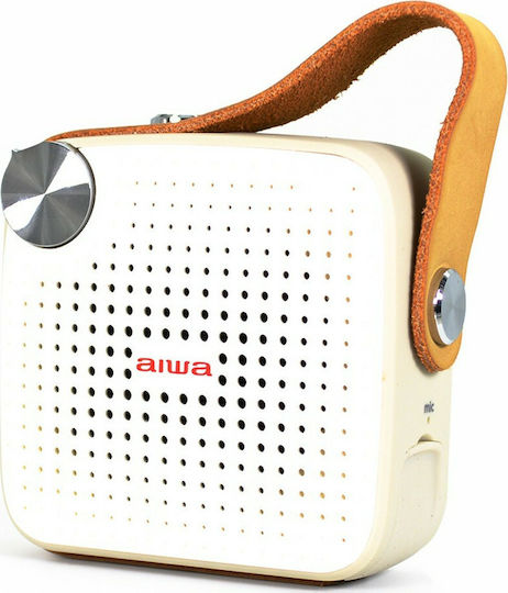 Aiwa BS-100 Ηχείο Bluetooth 4W με Ραδιόφωνο και Διάρκεια Μπαταρίας έως 6 ώρες Γκρι