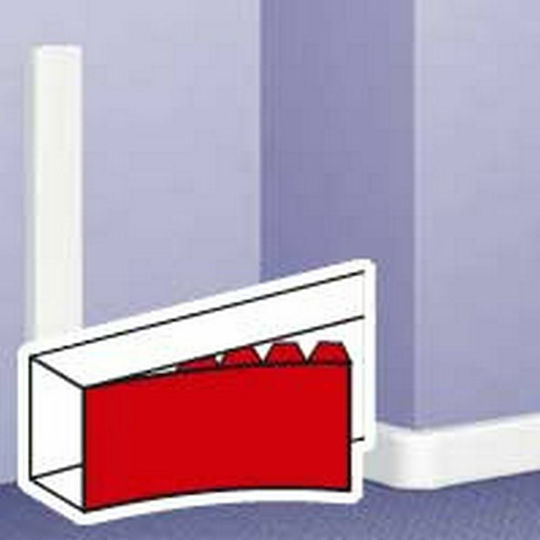 Legrand Dlp Εξάρτημα Καναλιού Κάλλυμα Καναλιού Εύκαμπτο Χρώμα Λευκό 85mm 010522
