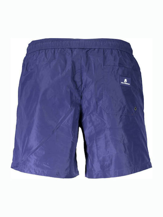 Karl Lagerfeld Herren Badebekleidung Shorts Marineblau KL20MBM01_BLU_NAVY