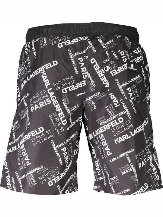 Men's Swimwear Shorts Black with Patterns