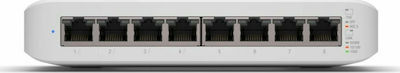 Ubiquiti Switch Lite 8 PoE Verwaltet L2 PoE+ Switch mit 8 Ports Gigabit (1Gbps) Ethernet