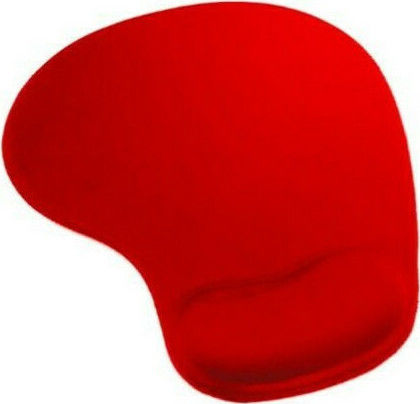 Omega Mouse Pad with Wrist Support Red Dark Red Gel Mouse Pad