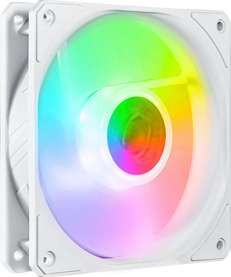 CoolerMaster Sickleflow 120 ARGB Ventilator Carcasă cu Conexiune 4-Pin PWM 1buc Alb