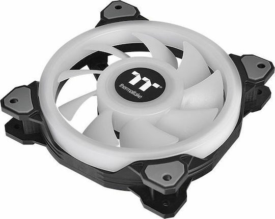 Thermaltake Riing Quad 12 RGB Radiator Fan TT Premium 120mm 9-Pin Case Fan White