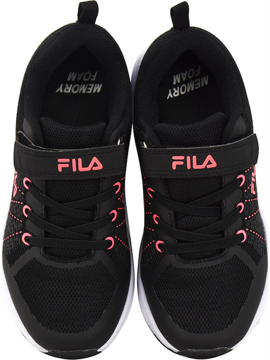 Fila Kids Sports Shoes Running Memory First Black