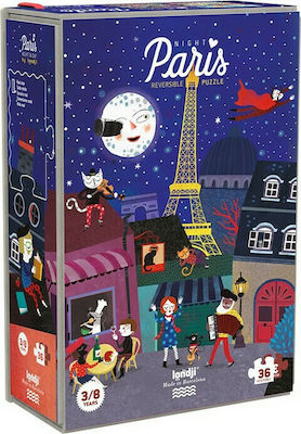 Kids Puzzle Paris Night & Day for 3++ Years 36pcs Londji