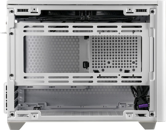 CoolerMaster Masterbox NR200P Gaming Mini Tower Κουτί Υπολογιστή με Πλαϊνό Παράθυρο Λευκό