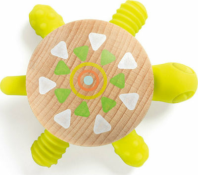 Djeco Χελώνα Teething Rattle made of Silicone for 0 m+ 1pcs