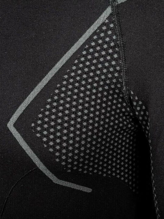 Alpinus Active Base Layer Ανδρικό Σετ Ισοθερμικών Μαύρο
