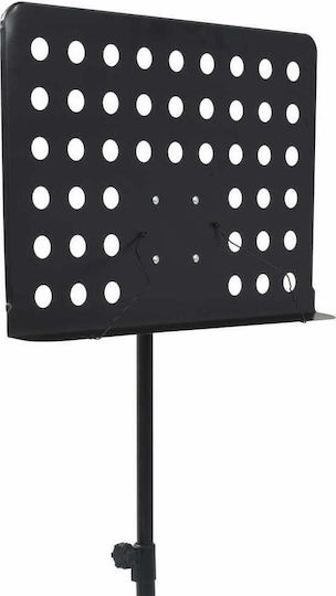 vidaXL Stand Orchestra Height 75-142cm Black 70090