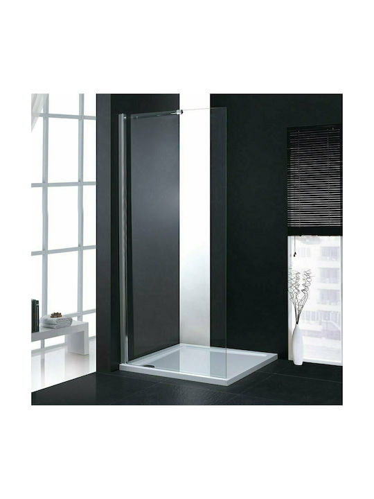 Devon Iwis Walk-In Διαχωριστικό Ντουζιέρας 80x185cm Clean Glass Chrome