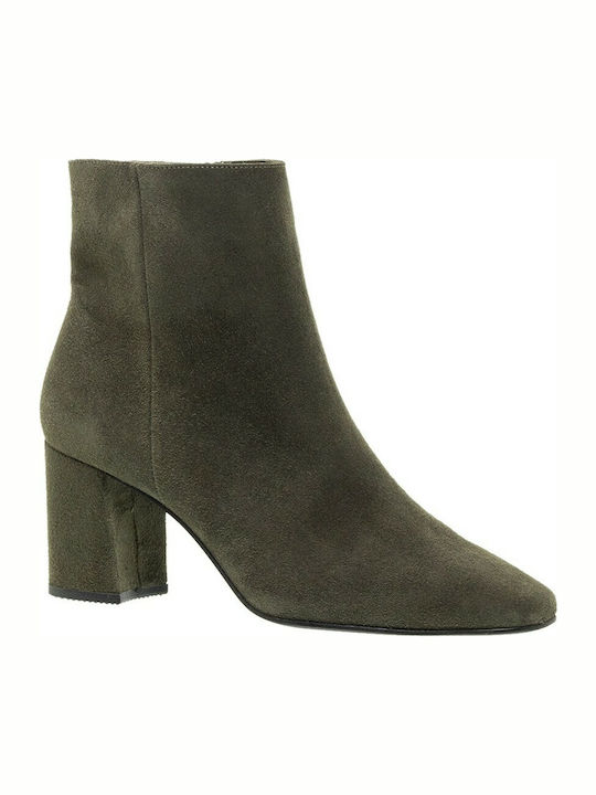 Mourtzi Suede Women's Ankle Boots Khaki