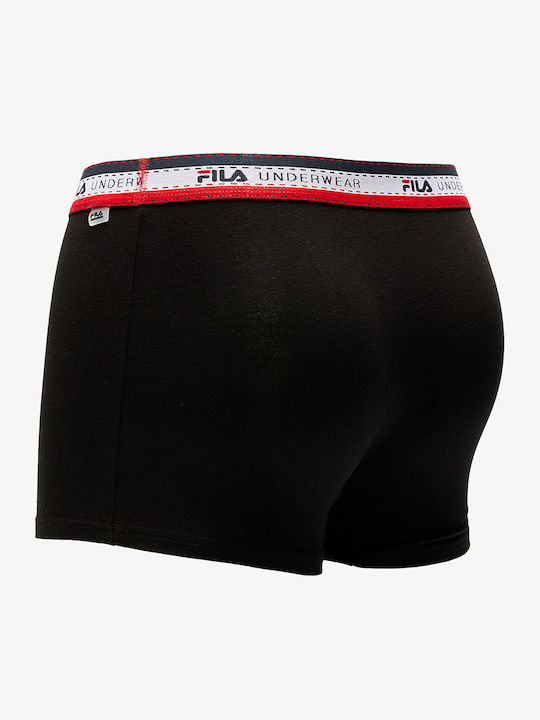 Fila Herren Boxershorts Schwarz 1Packung