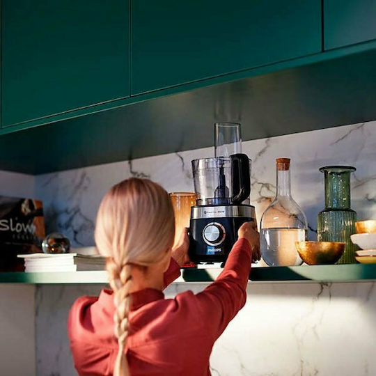 Philips Viva Collection Procesor alimentar multifuncțional 850W cu vas 2.1lt Negru