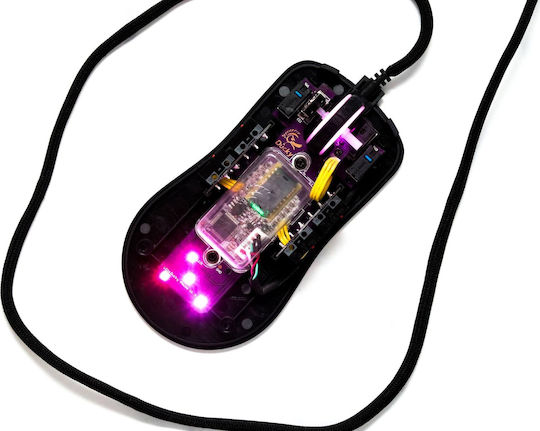 Ducky Feather RGB Gaming Mouse Black