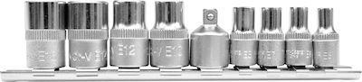 Yato Socket Torx with Square Drive 1/4" Size E8 / E5 / E10