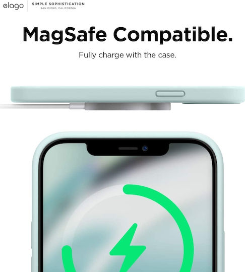 Elago Premium Задна корица Силикон 0.2мм Тюркоазен (iPhone 12 mini)