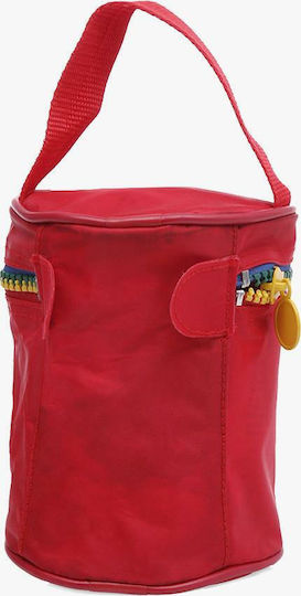 Benetton Pencil Case Barrel Red