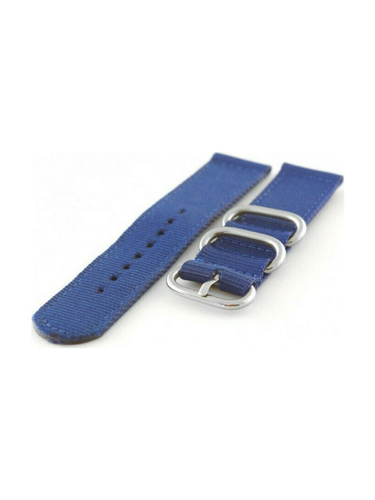 Diloy Straps Riemen aus Stoff Nato Marineblau 18mm