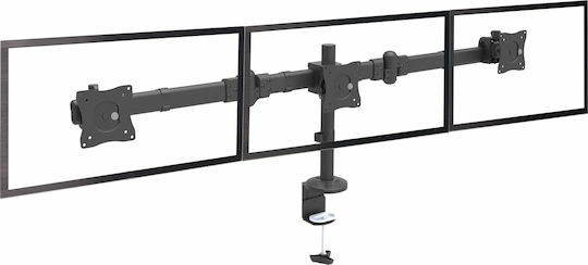StarTech Suport Birou pentru 3 Monitoare până la 27" cu Braț (ARMTRIO)