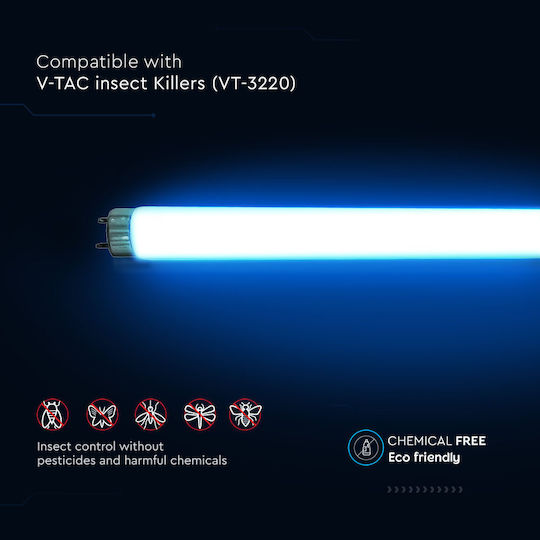 V-TAC Insektenabwehrlampe 10W für Fassung G13