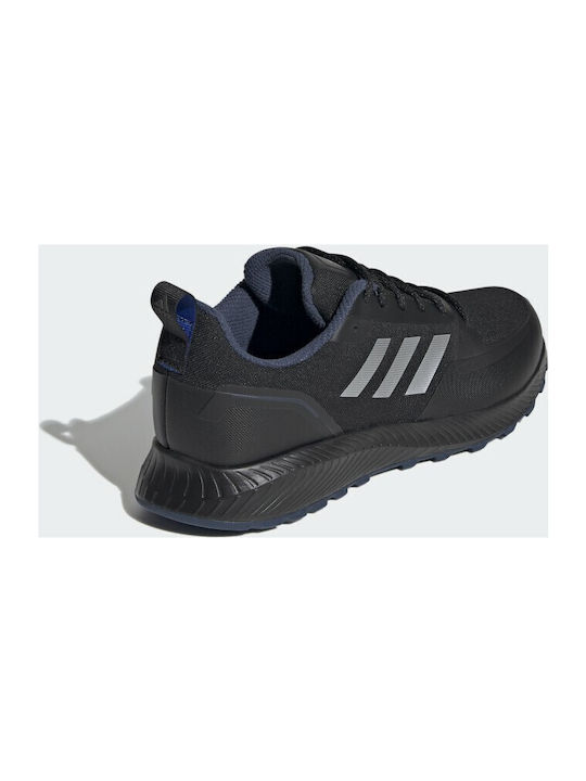 Run Falcon 2.0 Herren Sportschuhe Laufen Core Black / Silver Metallic / Crew Navy