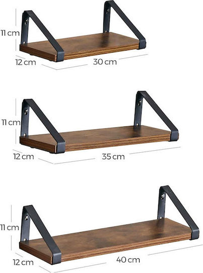 Rafturi Maro (3 buc) 40x12x11 cm