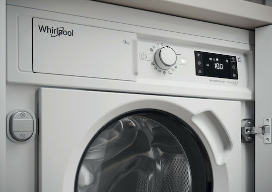 Whirlpool Încorporabil Mașină de Spălat Rufe 9kg 1400 Rotiri Al 6-lea Simț BI WMWG 91484E EU