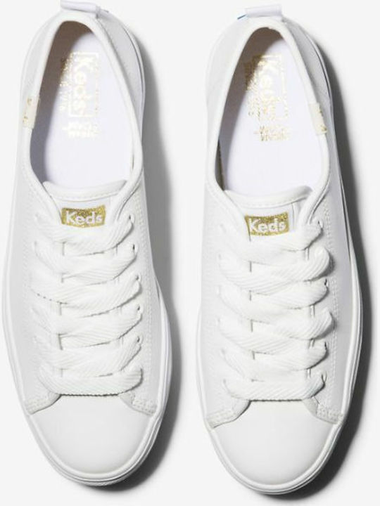 Triple Up Γυναικεία Flatforms Sneakers Λευκά