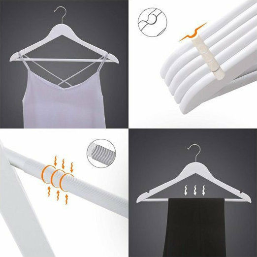 Songmics Clothes Hanger White CRW03W-50 50pcs