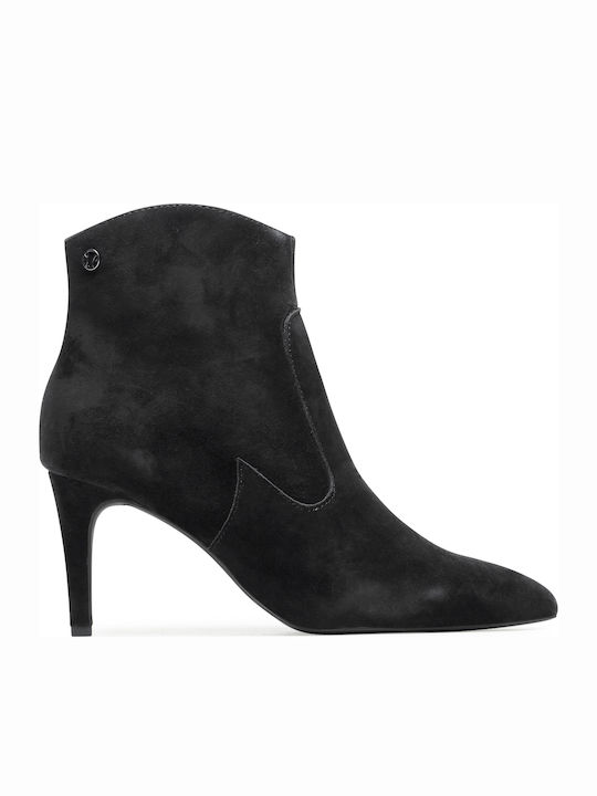 S.Oliver Suede Women's Ankle Boots Black