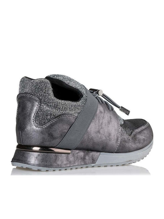 Damen Sneakers Silber