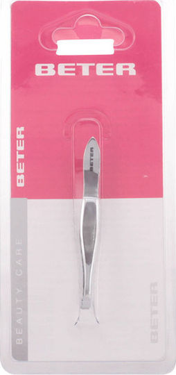 Beter Augenbrauenpinzette mit Gerader Spitze Silber