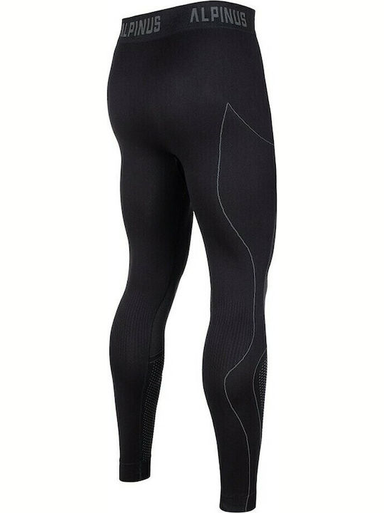 Alpinus Base Layer Active Ισοθερμικό Παντελόνι Μαύρο